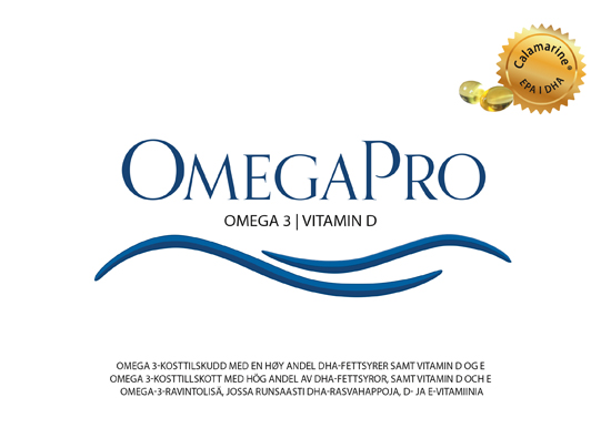 En pakke med kosttilskudet OmegaPro